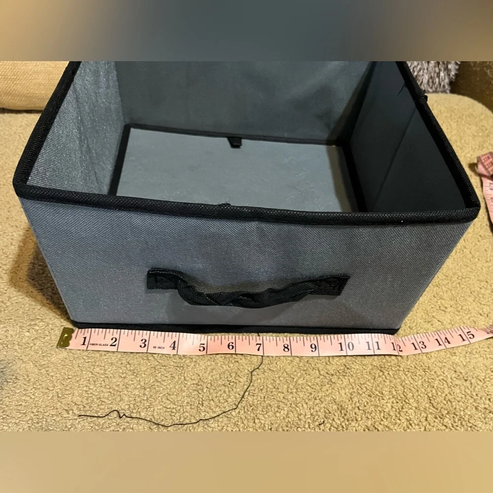 GRAY/BLACK STORAGE ORGANIZER CUBBY SET (VARIOUS SIZES) (GREAT FOR RESELLERS)